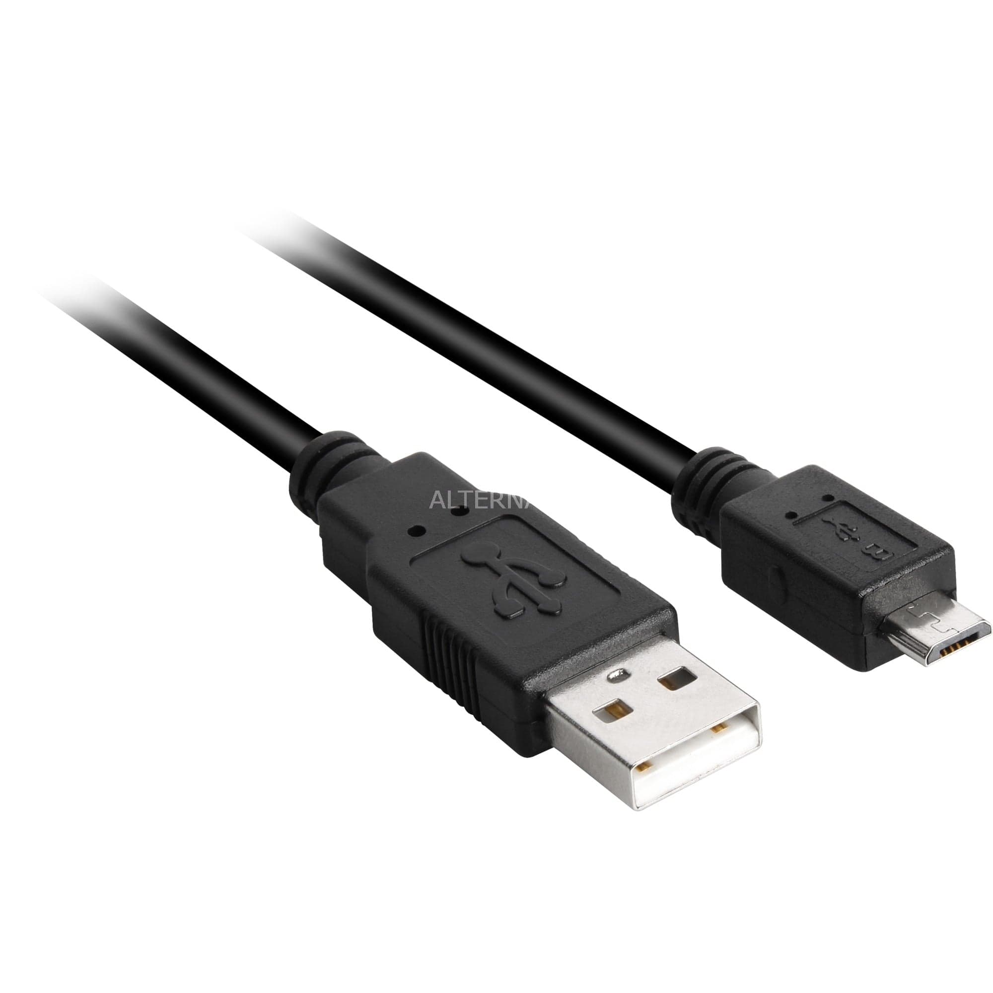 USB 2.0 Kabel, USB-A Stecker > Micro-USB Buchse