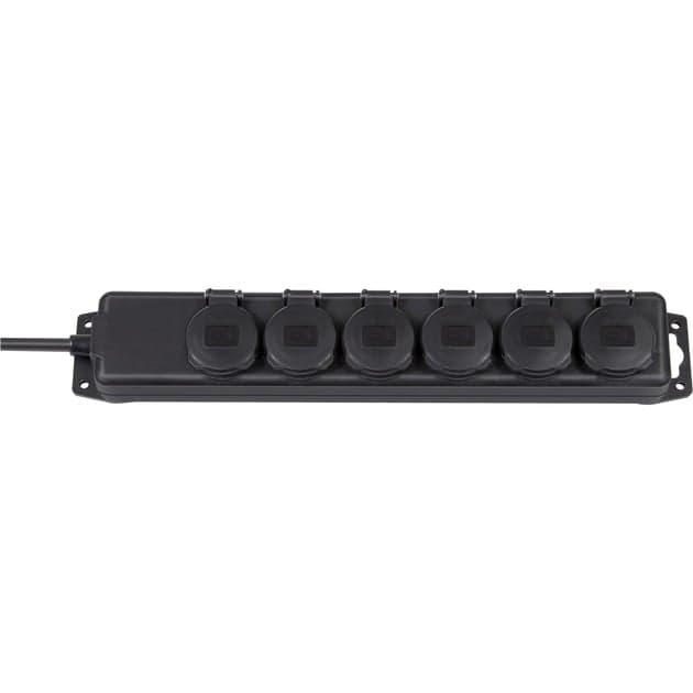 Outdoor-Steckdosenleiste IP44, 6-fach