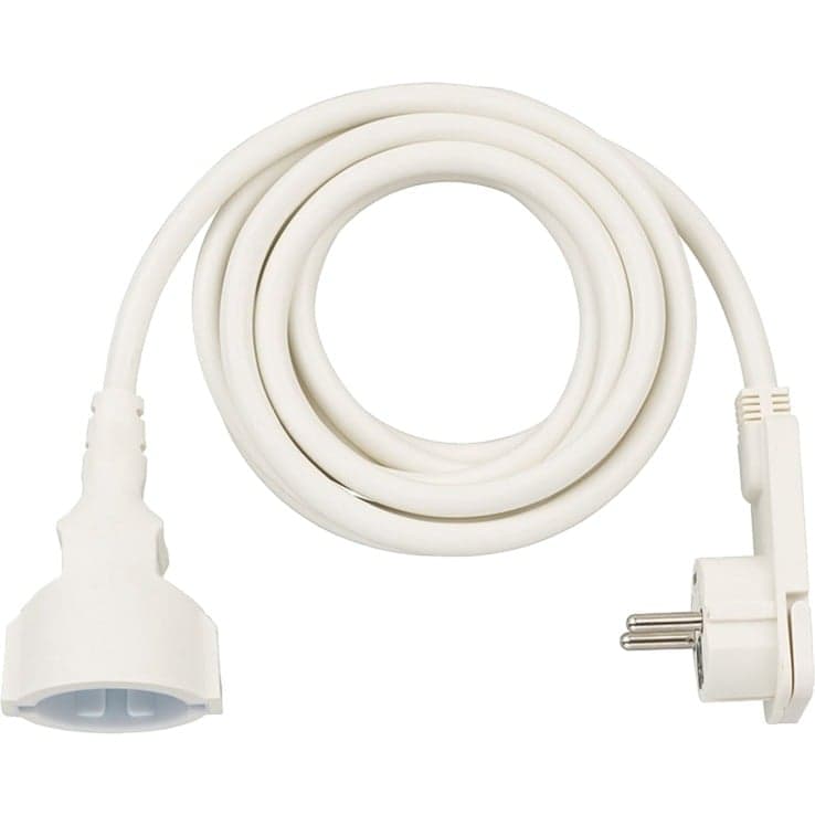 Verlängerungskabel, 1x Winkel-Flachstecker