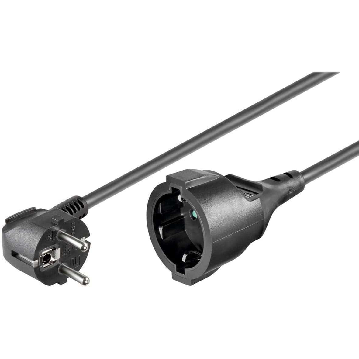Netzkabel Verlängerung, 3m, Verlängerungskabel