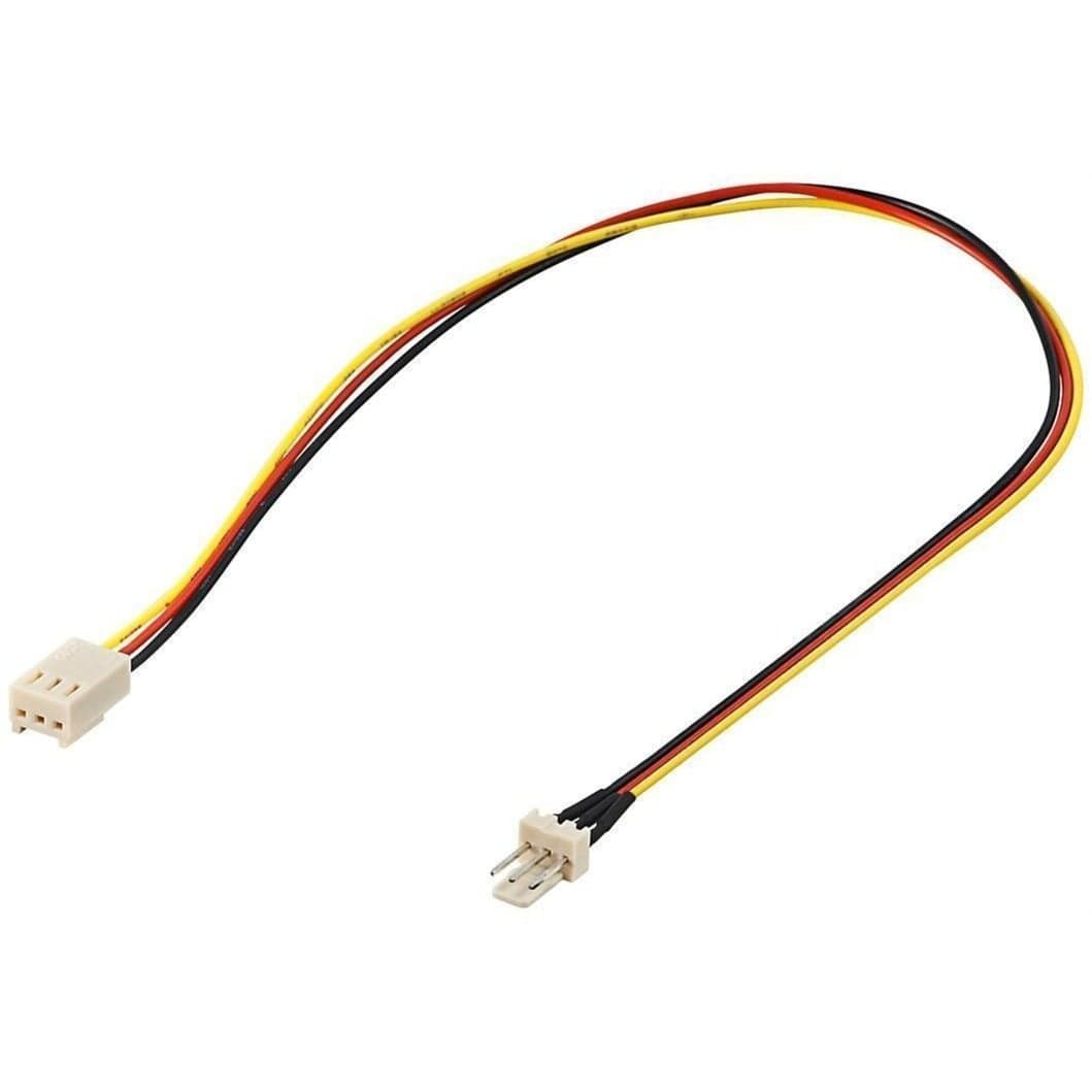 PC-Lüfter Stromkabelverlängerung 3Pin Secker > 3Pin Buchse, Verlängerungskabel