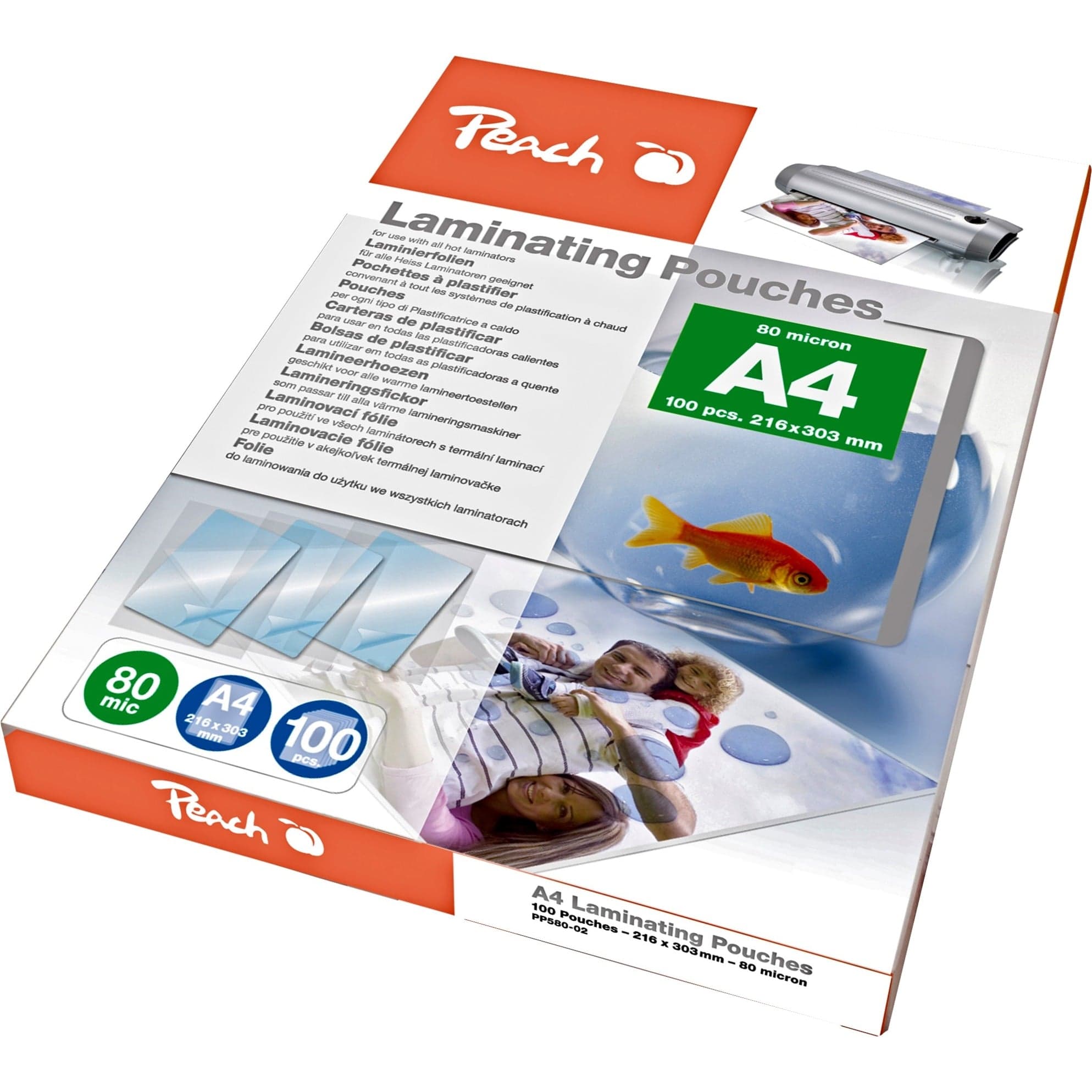 Laminierfolie A4 80mic PP580-02, Folien