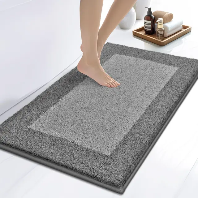 domustex badematte 50x76 cm grau