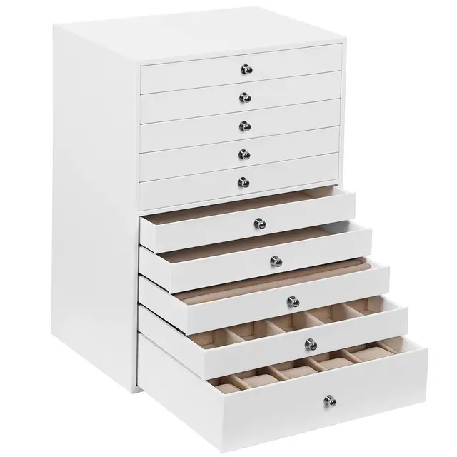 songmics schmuckkasten jbc10w