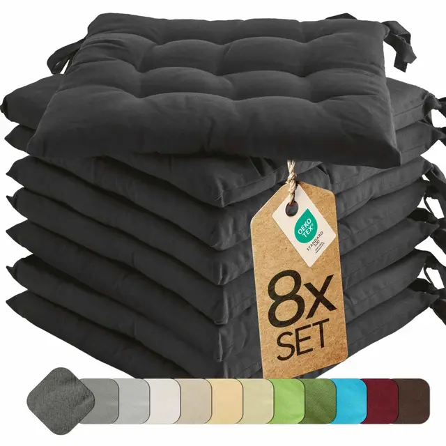etérea basic sitzkissen 40x40 anthrazit
