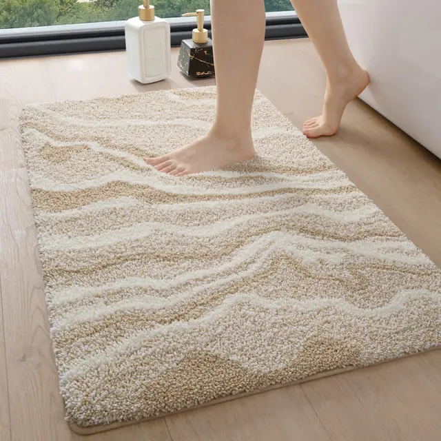 dexi badematte 50x80 cm mikrofaser beige