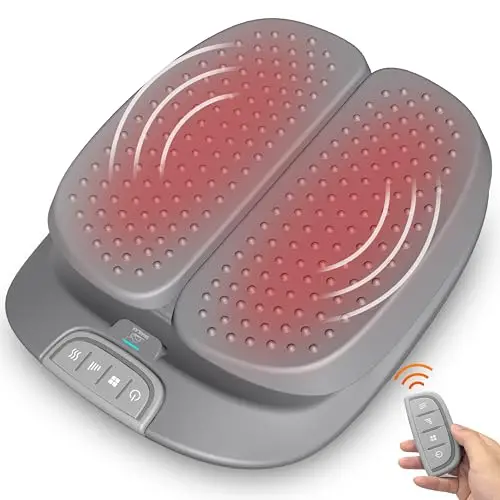 Snailax Shiatsu Fußmassagegerät mit Wärmefunktion, elektrische Fußmassagegerät mit Vibration, Massagegerät für Fußmassage mit Fernbedienung, Geschenke
