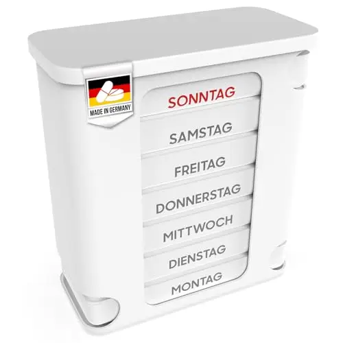 kerpers tablettenbox 7 tage 4 fächer