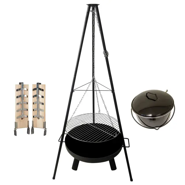 oslo schwenkgrill 4 in 1 feuerschale