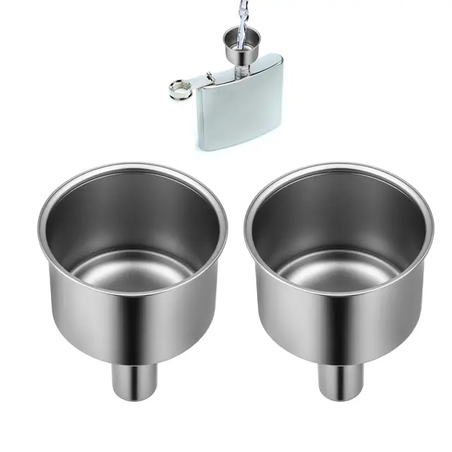 fdclixuvol edelstahl trichter 2er set