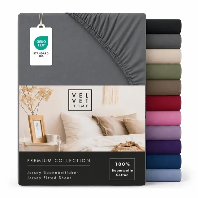 velvethome spannbettlaken jersey
