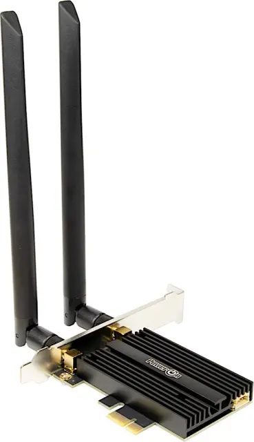Inter-Tech PowerOn DMG-36, 2.4GHz/5GHz/6GHz WLAN, Bluetooth 5.3, PCIe 2.0 x1