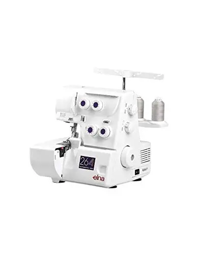 elna 264 overlock nähmaschine rollsaum