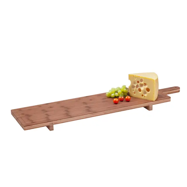 spetebo xxl käsebrett auf füßen 100x26