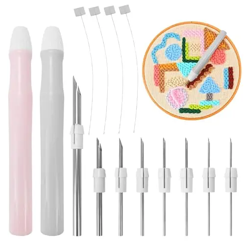 lechengjia 15 stück punch needle set