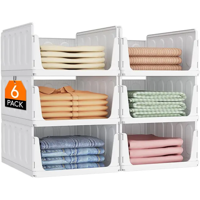 lifewit 6er set stapelbarer