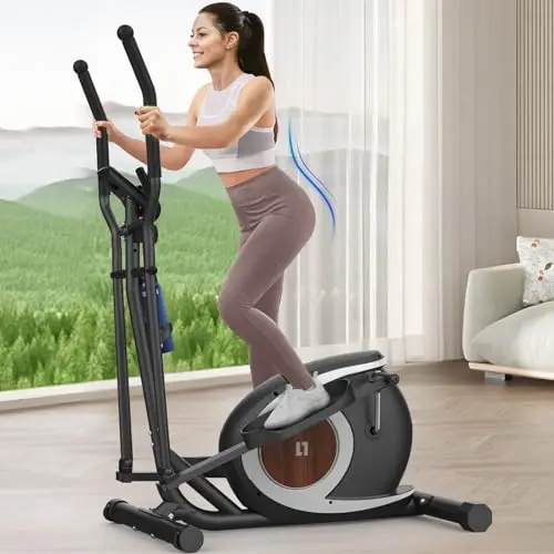Cowmew Magnetischer Ellipsentrainer Crosstrainer 6KG Schwungrad
