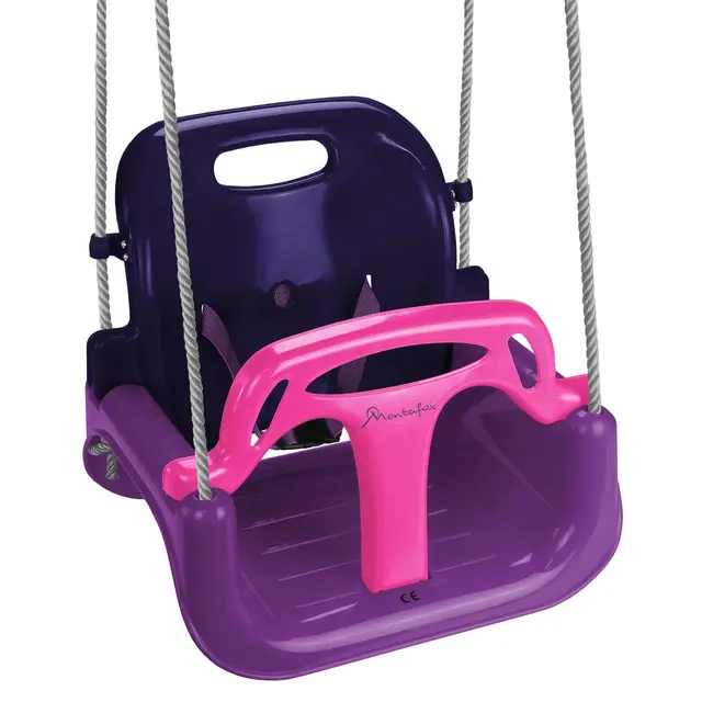 montafox kinderschaukel 3 in 1 lila
