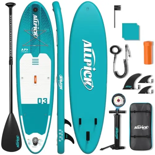 allpick premium sup board set seegrün