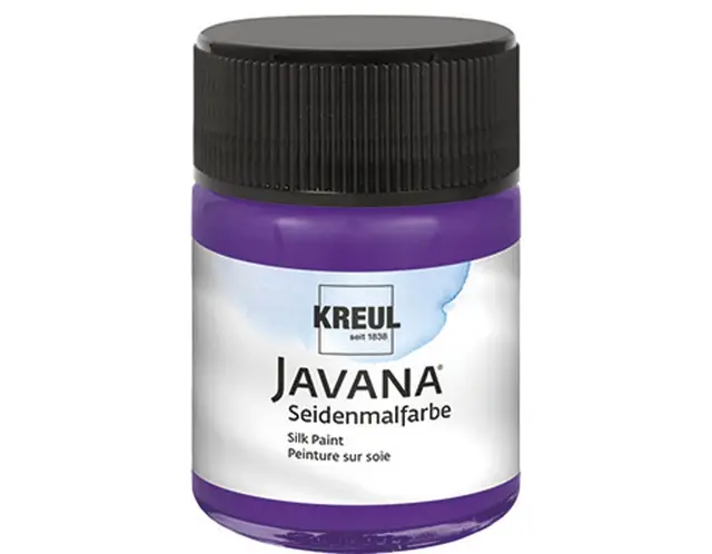 kreul javana seidenmalfarbe violett 50ml