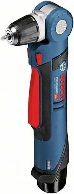 Bosch Professional 12V System Akku Winkelbohrmaschine GWB 12V-10 (inkl. 2x Akku GBA 12V 2.0Ah, Schnellladegerät GAL 12V-40, Einlage für Zubehör, Einlage, L-BOXX)