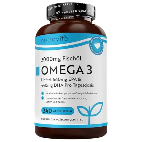 Nutravita Omega 3 Fischölkapseln