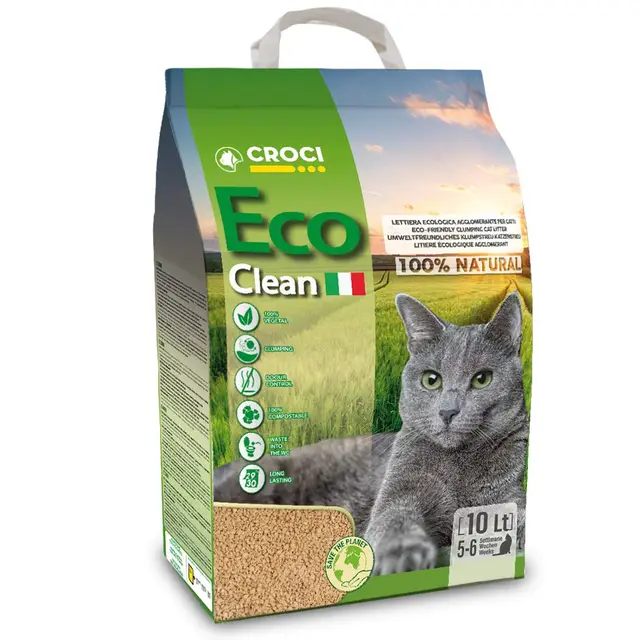 croci eco clean litter 10l gerstenstreu