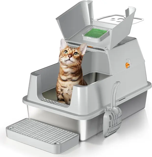 eosarcu edelstahl katzenklo xxl