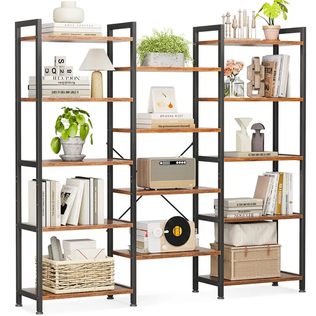 coleshome bücherregal 14 ablagen 5