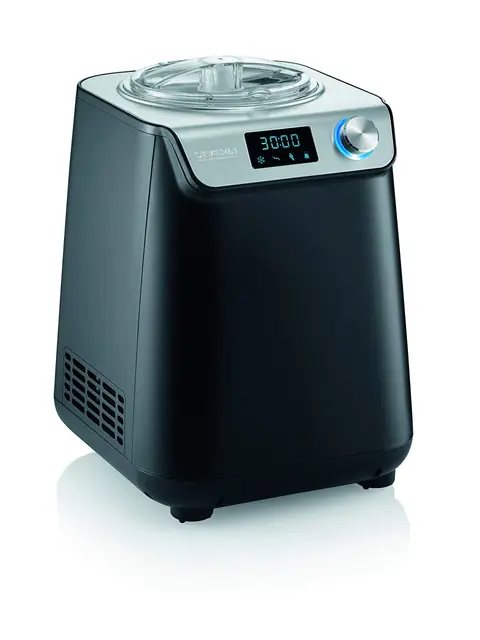 Severin EZ 7407 Kompakt-Eismaschine mit Kompressor und Joghurtfunktion
