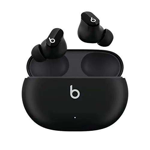 Beats Studio Buds – Komplett kabellose Bluetooth In-Ear Kopfhörer mit Noise-Cancelling – schweißbeständige, kompatibel mit Apple und Android, integriertes Mikrofon – Schwarz (Vorgängerversion)