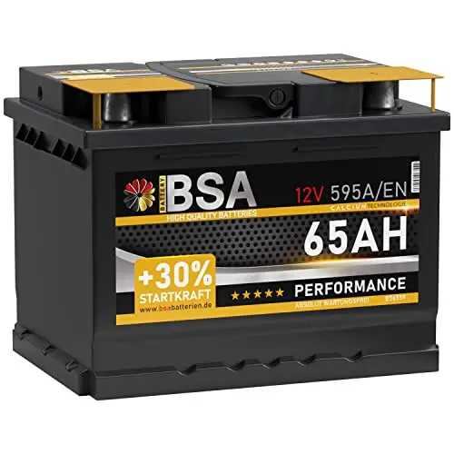 BSA 65Ah 12V Starterbatterie