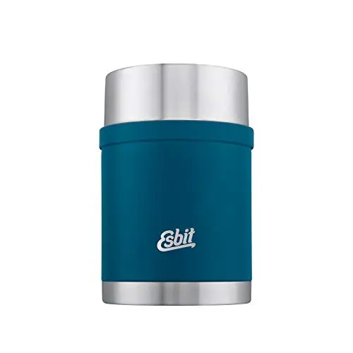 Esbit Thermobehälter Sculptor für Essen - Warmhaltebehälter 750 ml in Polar Blue - aus Edelstahl für warme und kalte Speisen
