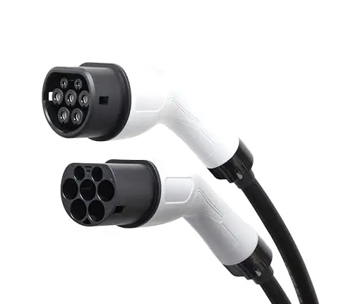 Energenie EV-Ladekabel 3,7 kW 16 A 1-phasig, 4 m | Mennekes Typ 2 Stecker auf Kupplung | IP67 Spritzwassergeschützt