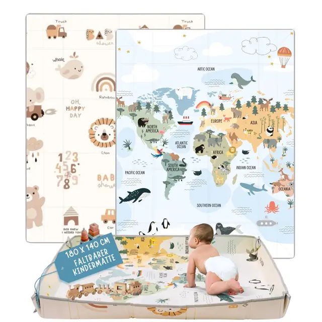huborns spielmatte faltbar 180x140 cm
