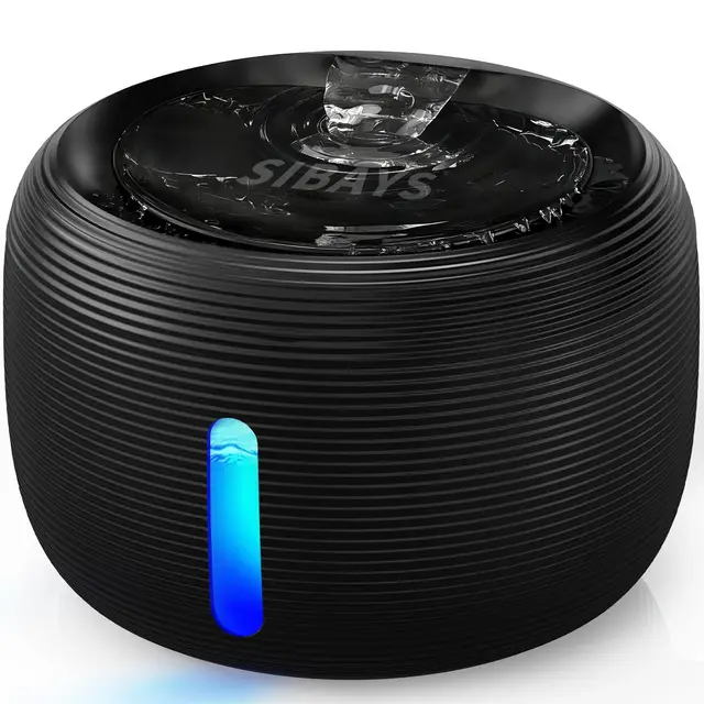 sibays katzen trinkbrunnen 3.5l schwarz