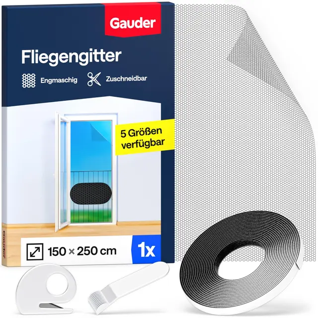 gauder fliegengitter bodentief fenster