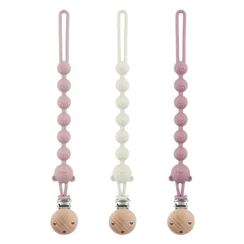 dounco schnullerkette 3er-pack silikon