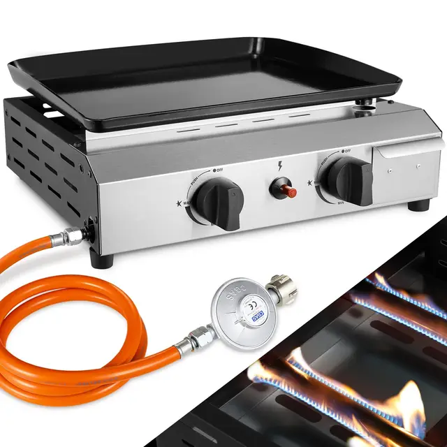 liferun gas plancha grillplatte