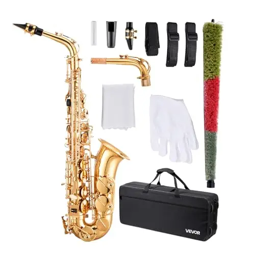 vevor jas-201 altsaxophon es-dur messing