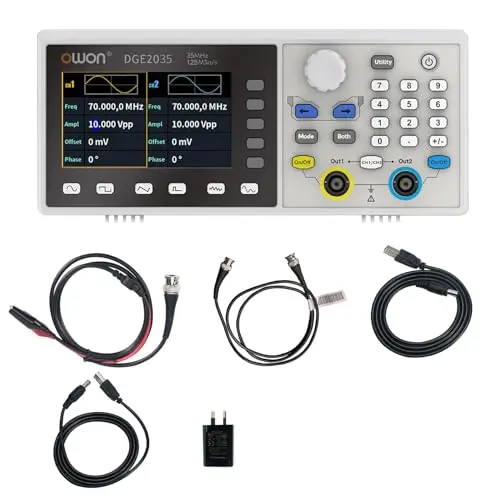owon dge2035 funktionsgenerator 35 mhz