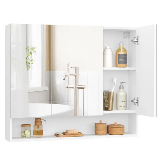 vasagle kailyn badschrank 3 türen