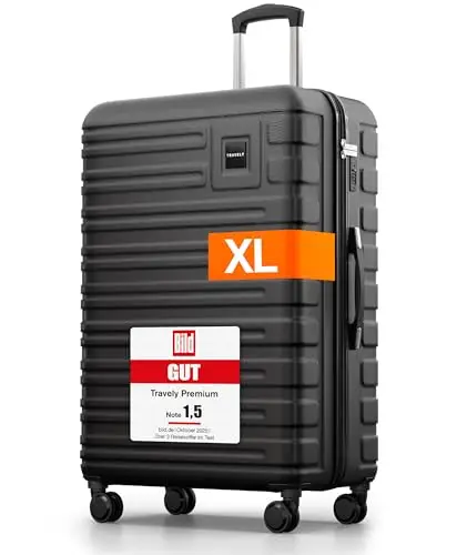 travely hartschalenkoffer xl 78 cm