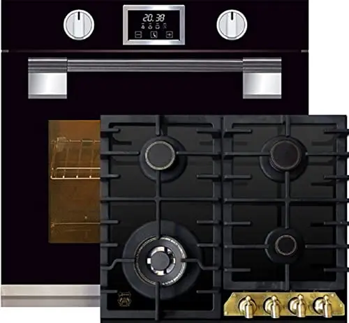 kaiser eh 6338 s kcg 6335 em gasherd-set