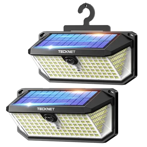 tecknet solarlampe 546 leds