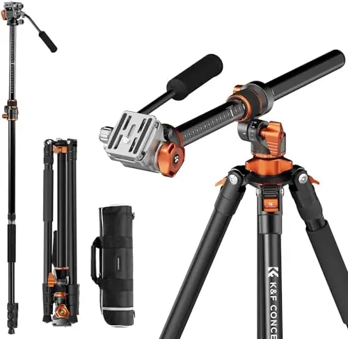 K&F CONCEPT T254A7 Aluminium Stativ