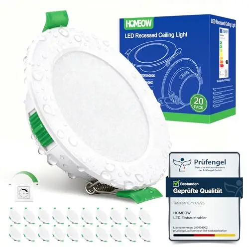 homeow led einbaustrahler 5w dimmbar