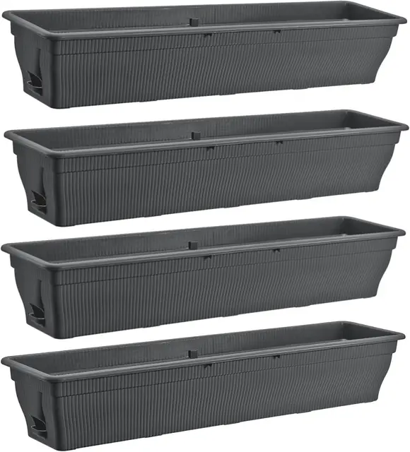 buri balkonkasten 4x100cm anthrazit