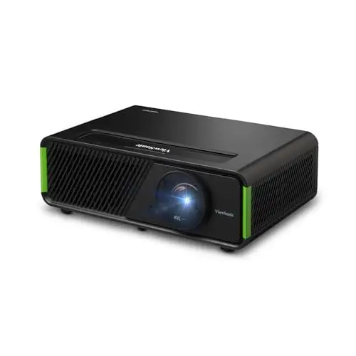 ViewSonic X1-4K Pro Echter 4K Beamer mit Google TV, 2500 ANSI Lumen, 240 Hz, HDR, 4.2 ms Eingabeverzögerung, Auto Keystone, 60000 Stunden LED-Lebensdauer, für Heimkino & Gaming