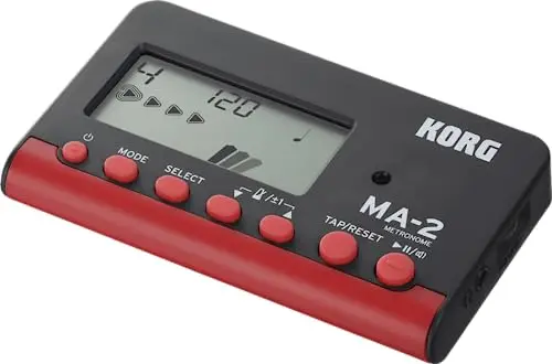 korg ma-2 taschen-metronom schwarz rot